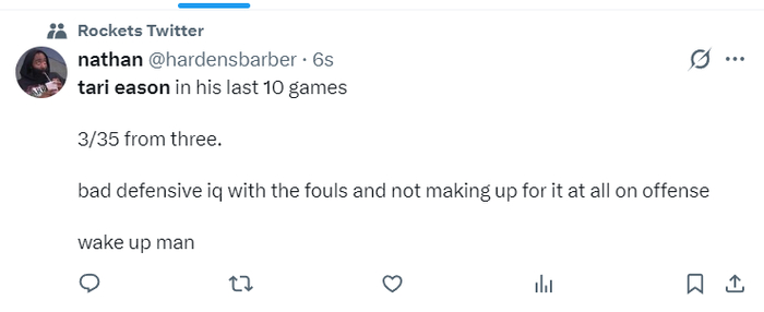 塔里-伊森三分命中率暴跌 火箭陷入困境