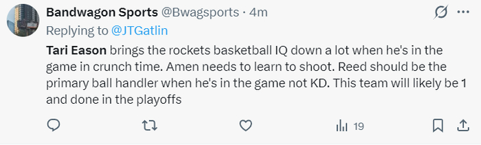 塔里-伊森三分命中率暴跌 火箭陷入困境