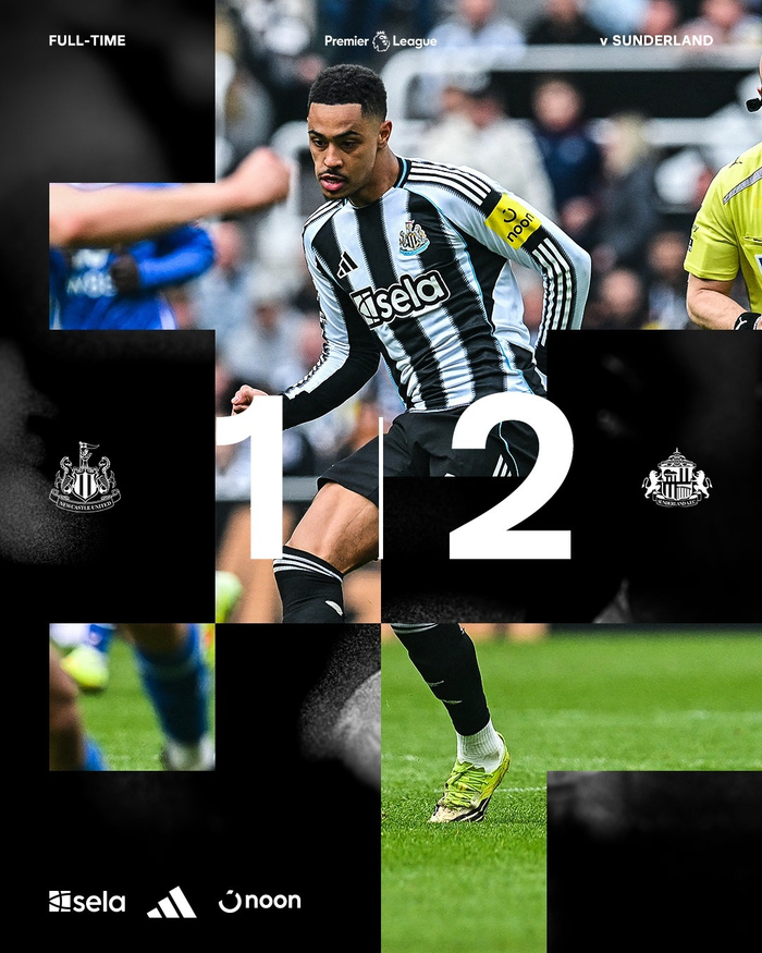 纽卡斯尔联主场不敌桑德兰 佳夫替补登场难挽败