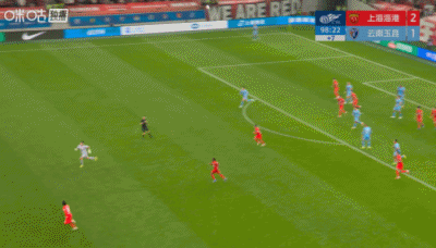 武磊两次吊射空门偏出 海港2-1险胜云南玉昆